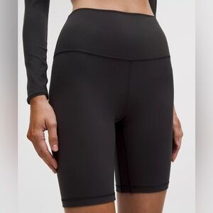 Lululemon Athletica Black Bike Shorts - Align 6